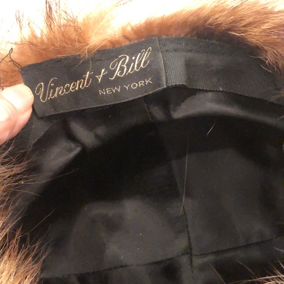 VINTAGE VINCENT AND BILL NEW YORK FUR HAT - Picture 4 of 7